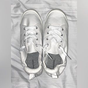 Maurices White Lace Up Shoes/Sneakers